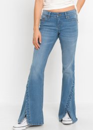 Vid jeans med knappelist av økologisk bomull, RAINBOW