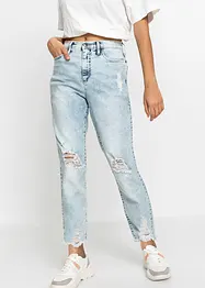 Mom-jeans med destroy-effekter, bonprix