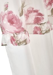 2-lags gardin med rosetrykk, inkl. tie-backs, bpc living bonprix collection