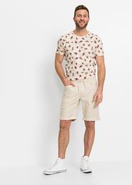 Pull on-bermuda i linmiks, bpc bonprix collection