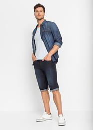 Lang, stretchy bermuda, Regular Fit, John Baner JEANSWEAR