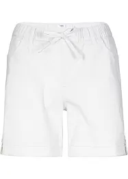 Bermudashorts i bomull med strikklinning, bonprix