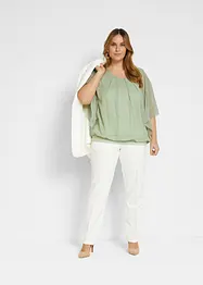 Chiffonbluse med topp under, bonprix