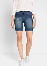 Straight-jeansbermuda, Mid Waist, bonprix