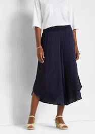 Legglang culottes med elastisk linning, bonprix