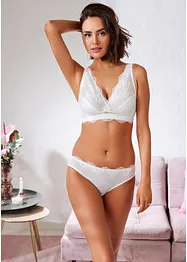 Bralette uten bøyle med økologisk bomull, bonprix