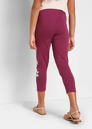 3/4-lang leggings til jente, med økologisk bomull (2-pack), bonprix