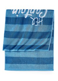 Strandhåndkle med blå striper, bpc living bonprix collection