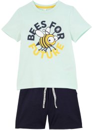 T-shirt til barn + Bermuda, av økologisk bomull (2-delt sett), bpc bonprix collection