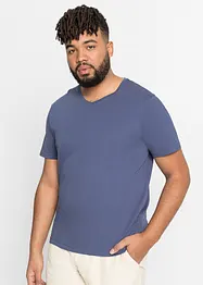 T-skjorte med V-hals (5-pack), bonprix