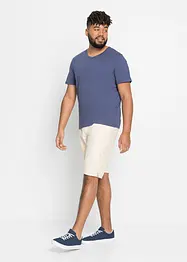 T-skjorte med V-hals (5-pack), bonprix