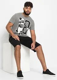 Cargo-bermudashorts i trikot i 100% økologisk bomull, bonprix