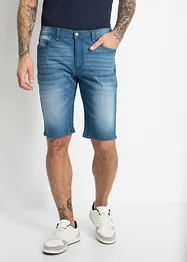 Bermudashorts i denim med stretch og forsterket skritt, Regular Fit, bonprix