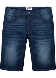 Stretchy jeansbermuda med forsterket skritt, Regular Fit, bonprix