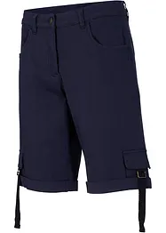 Cargoshorts i twill, med elastisk linning, bpc bonprix collection