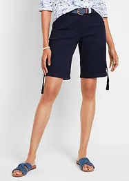 Cargoshorts i twill, med elastisk linning, bpc bonprix collection