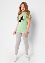T-shirt med vendbare paljetter til jente, bpc bonprix collection