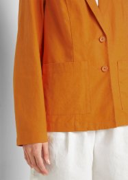 Lin-blazer med lommer, bpc bonprix collection
