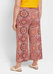 7/8-lang, vid culottes i jersey med bred, vaflet linning, bonprix