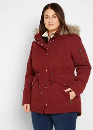 Varm parkas, fôret, bonprix