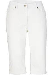 Jeans-bermuda med stretch og oppbrettet nederkant, bonprix