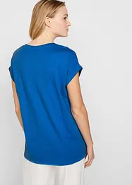 Lang topp av 100% økologisk bomull (2-pack), bonprix