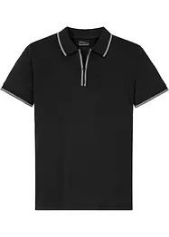 Poloshirt med glidelås, bonprix