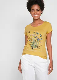 T-shirt i bomull med print, bonprix