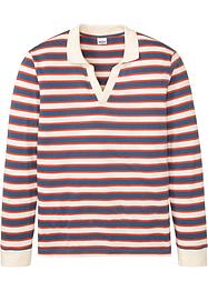 Poloshirt, langermet av økologisk bomull  Cradle to Cradle Certified® Silber, John Baner JEANSWEAR