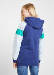 Sweatshirt med hette til jente, bpc bonprix collection