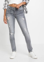 Skinny Jeans med destroy-effekter, RAINBOW