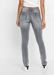 Skinny Jeans med destroy-effekter, bonprix