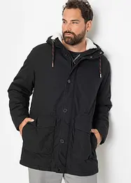 Vinterparkas med teddyfôr, bonprix