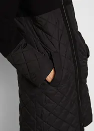 Kåpe i materialmiks, bonprix