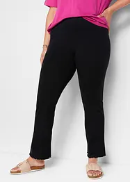 Utsvingt leggings med komfortlinning, 2-pack, bonprix