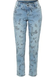 Boyfriend-jeans med print, RAINBOW