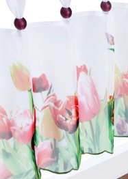 Cafégardin med blomstertrykk, bpc living bonprix collection