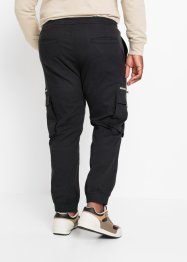 Stretchy pull on-bukse med cargolommer, Regular Fit, RAINBOW