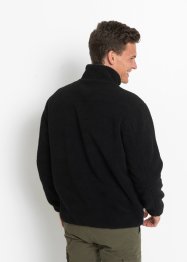 Teddy fleece-jakke med materialmiks, RAINBOW