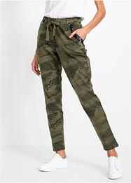 Sweatbukse med camouflage og  glitter, RAINBOW