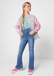 High Waist-jeans til jente med vide ben, John Baner JEANSWEAR