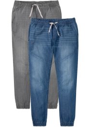 Regular Fit, slip on-jeans, Straight (2-pack), RAINBOW