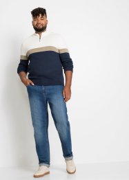 Classic Fit jeans med stretch og resikrulert bomull, Tapered (2-pack), John Baner JEANSWEAR