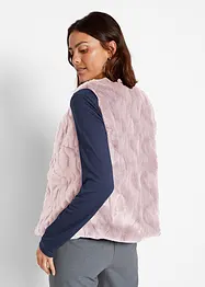 Trendy vest i fuskepels, bonprix