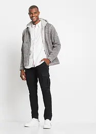 Slim Fit pull on-bukse med stretch og cargolommer, Straight, bonprix