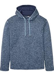 Strikket fleecegenser med hette, bpc bonprix collection
