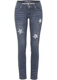 Skinny-Jeans med stjernemønster, bonprix