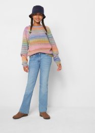 Strikket genser til jente med SpaceDye-effekt, bpc bonprix collection