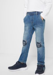 Jeans til gutt, med forsterket kneparti, Regular Fit, John Baner JEANSWEAR