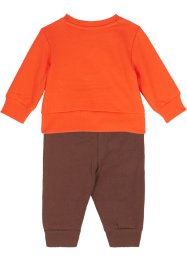 Baby sweatshirt og sweatbukse av økologisk bomull (2-delt sett), bpc bonprix collection